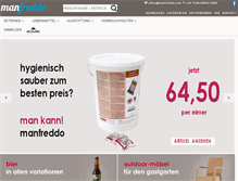 Tablet Screenshot of manfreddo.com